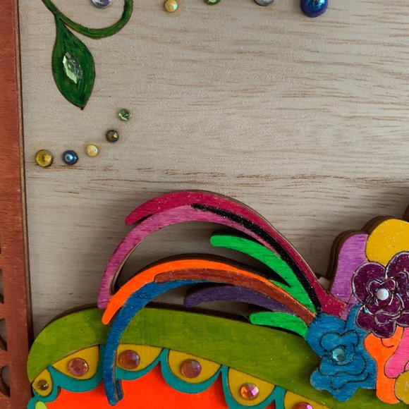 ⭐️#403 Hand Painted Day Of The Dead Shadow Box - Picture 8 of 14